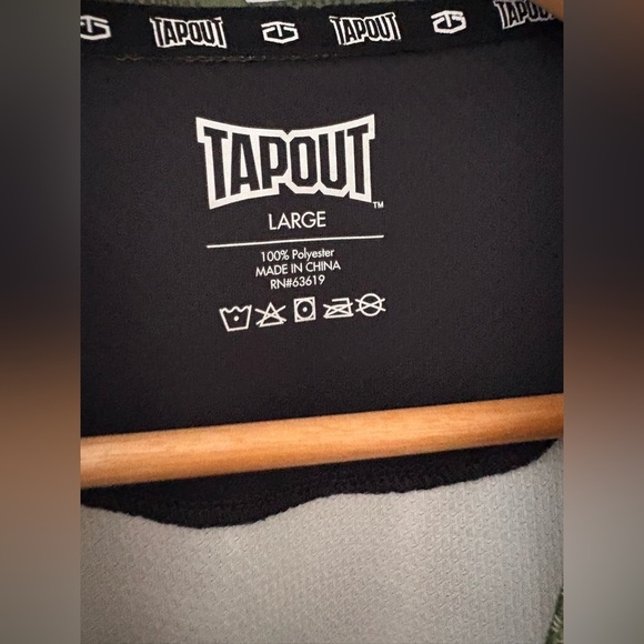 Tapout camo crew neck muscle tank WWE size large green - Picture 5 of 9